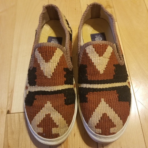 Res Ipsa Kilim Rug style slip on sneakers - Picture 2 of 7